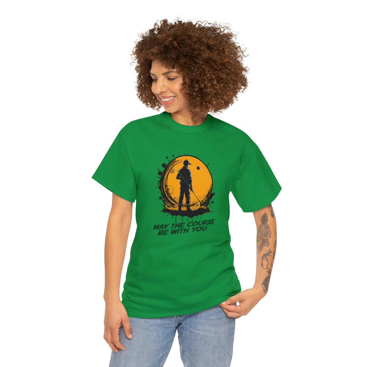 May the course be with you t-shirt