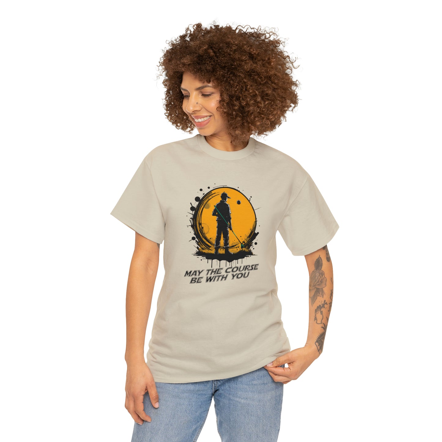 May the course be with you t-shirt