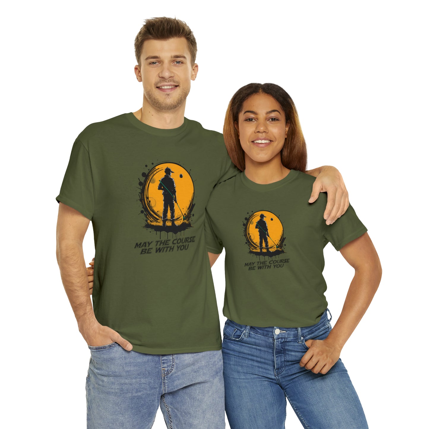 May the course be with you t-shirt