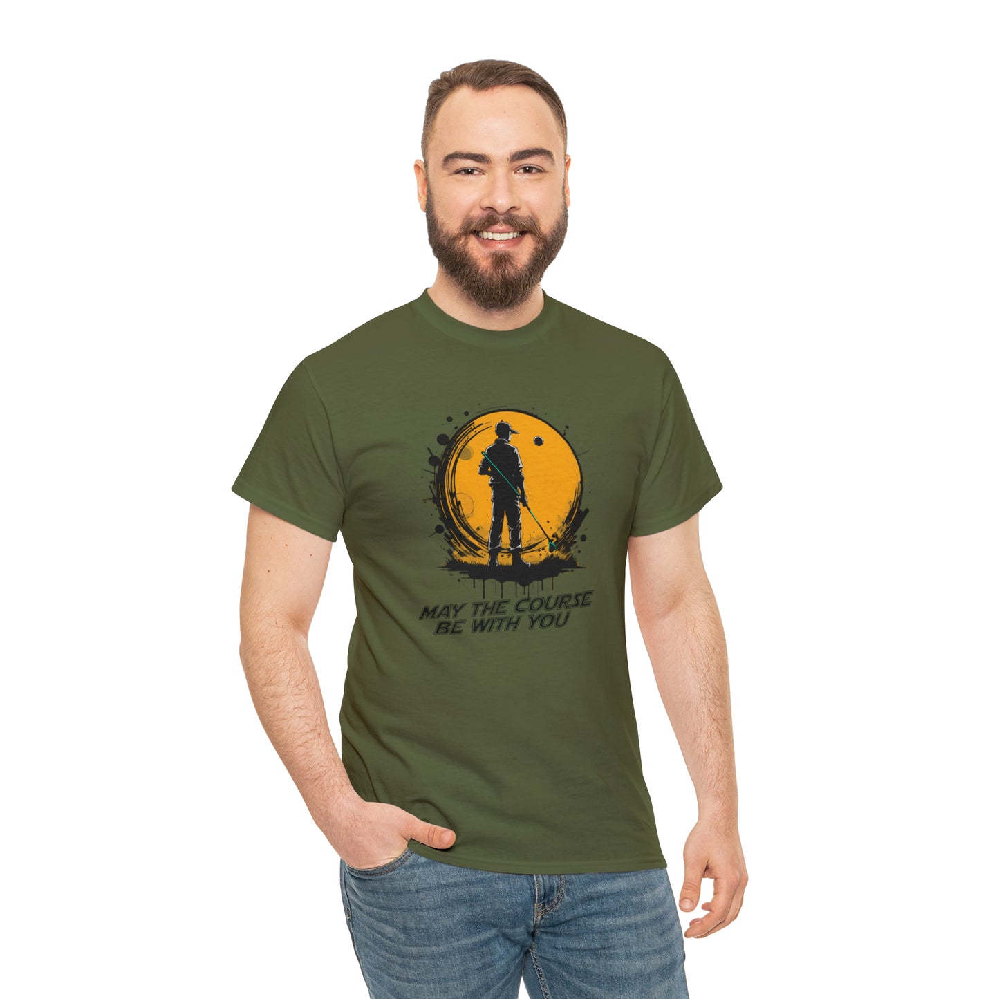 May the course be with you t-shirt