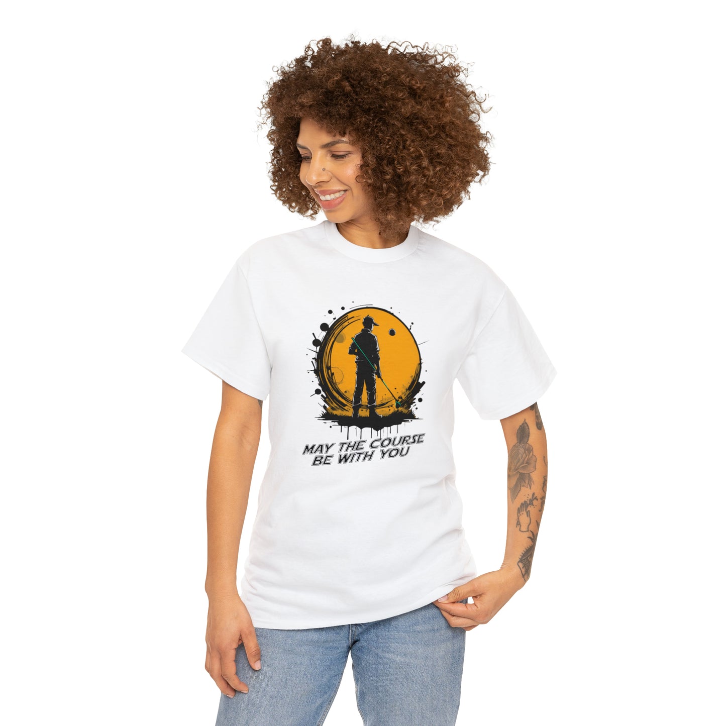 May the course be with you t-shirt