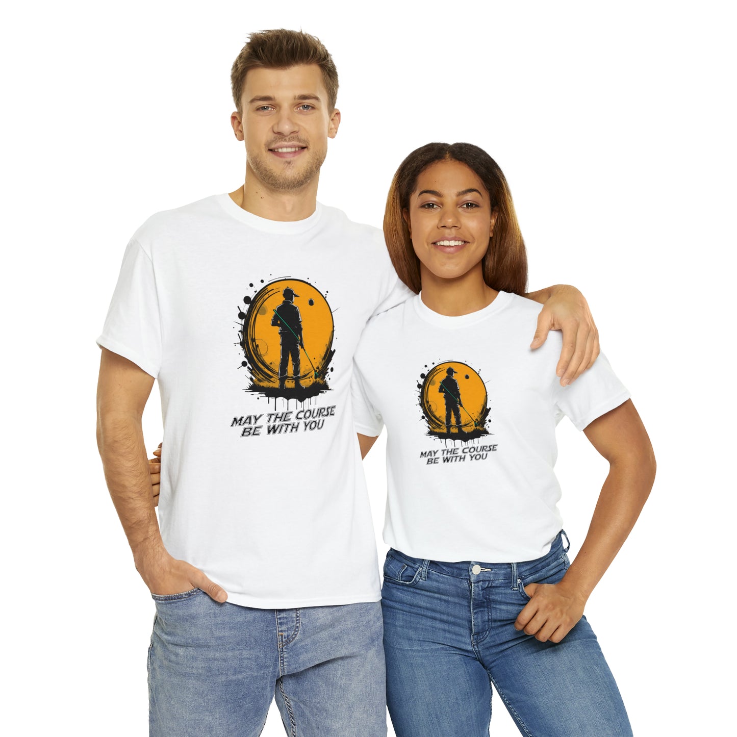 May the course be with you t-shirt