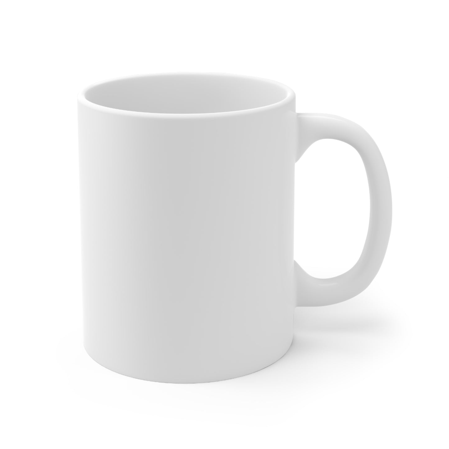 May the course be with you white ceramic mug
