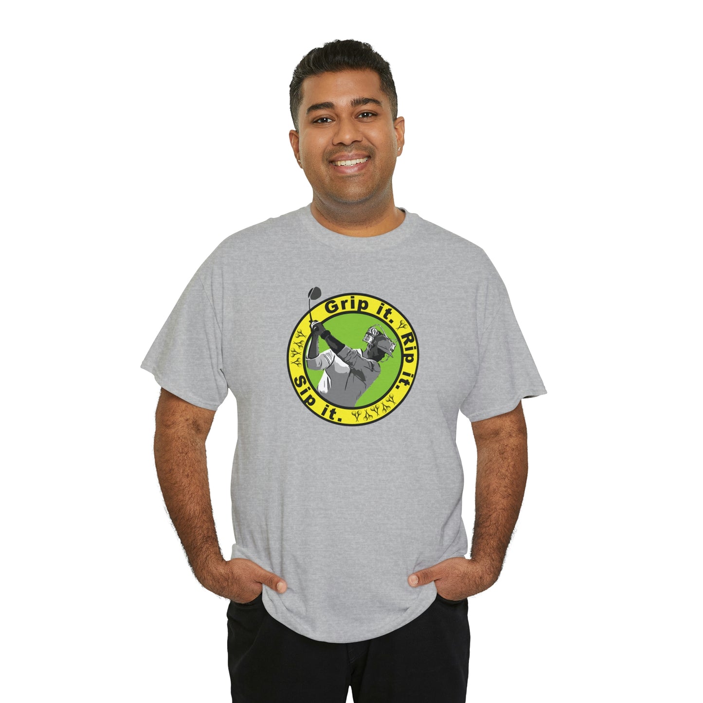 Grip it, Rip it, Sip it (your beverage of choice :) ) Golf t-shirt