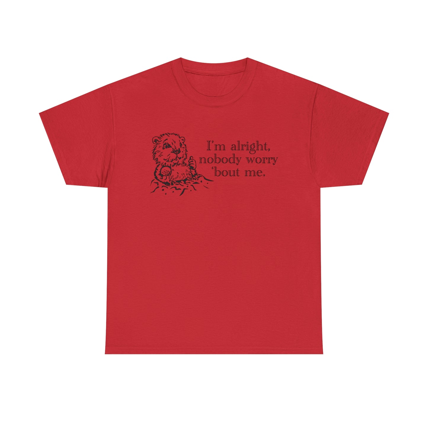 I'm alright dancing gopher (don't worry 'bout me) t-shirt