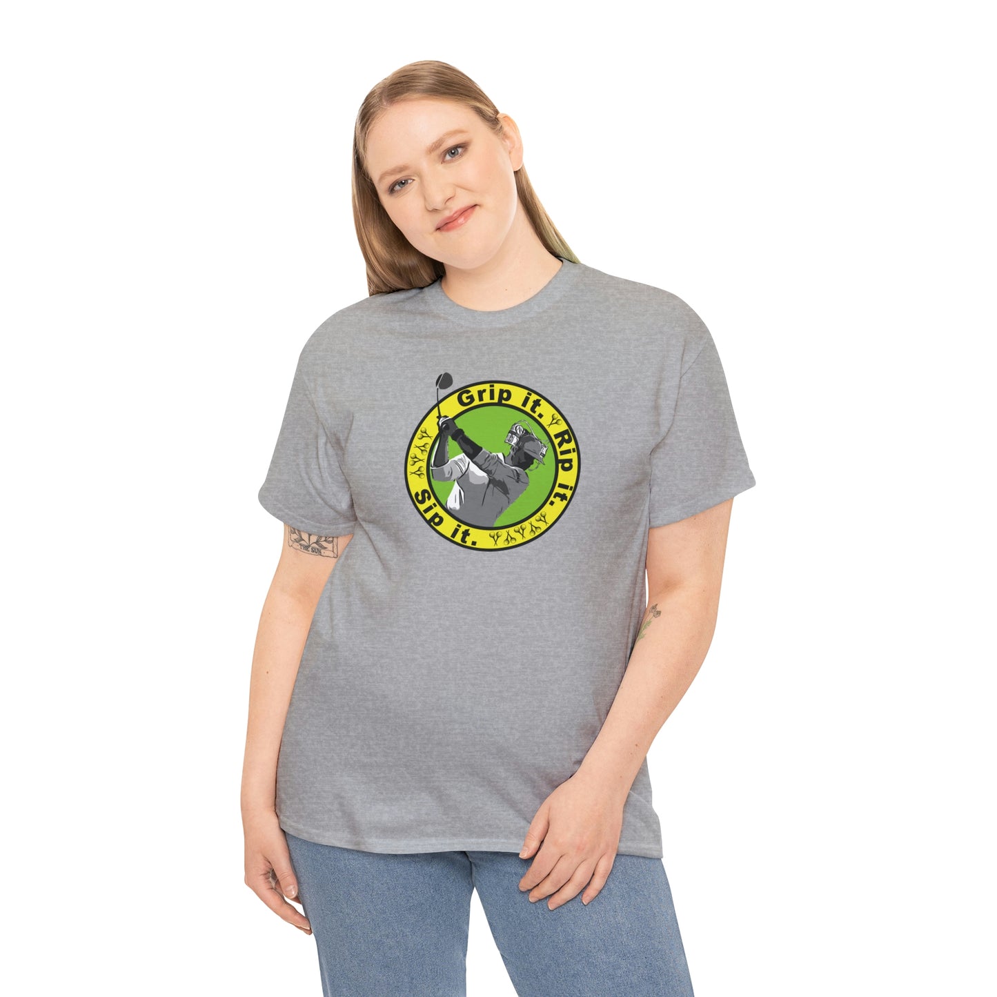 Grip it, Rip it, Sip it (your beverage of choice :) ) Golf t-shirt
