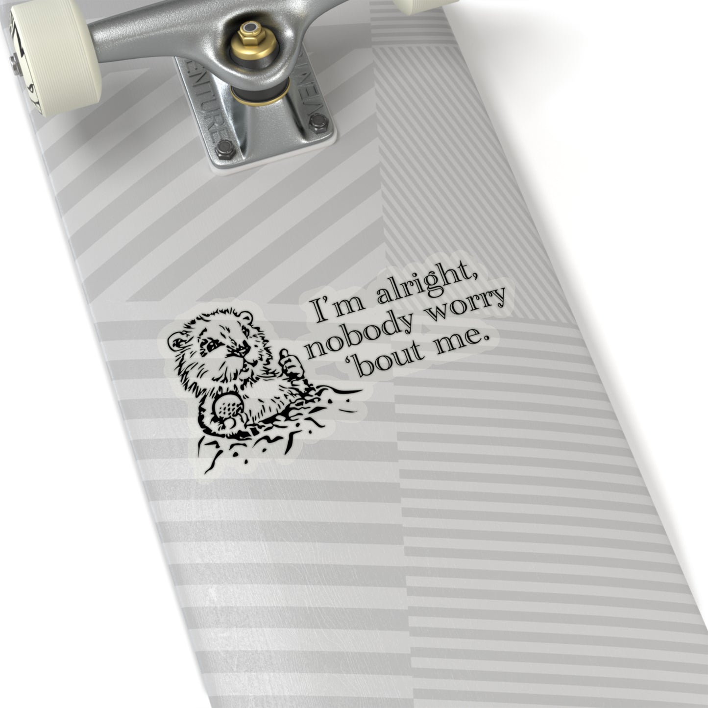 I'm alright dancing gopher (don't worry 'bout me) sticker