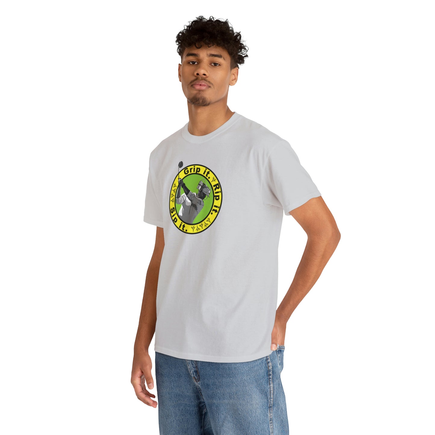 Grip it, Rip it, Sip it (your beverage of choice :) ) Golf t-shirt