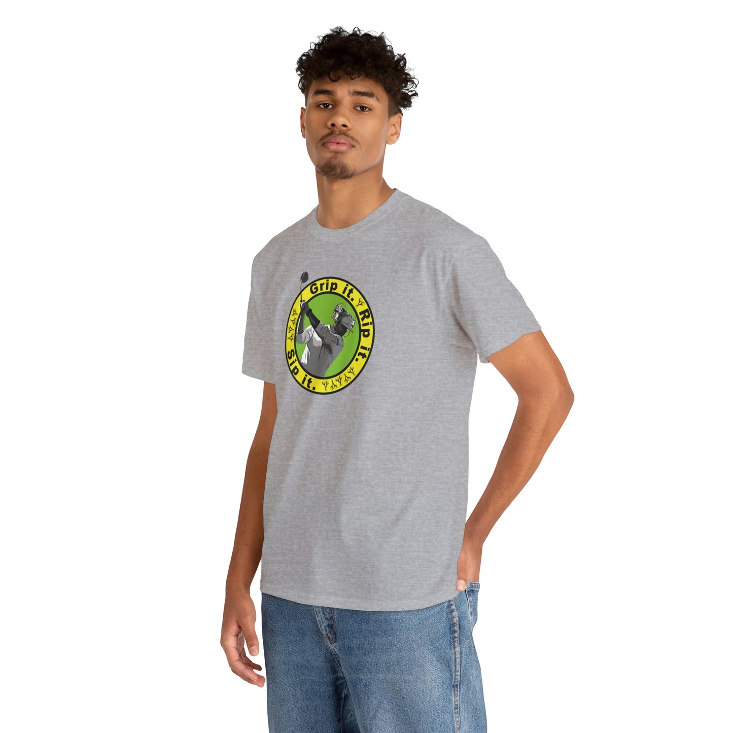 Grip it, Rip it, Sip it (your beverage of choice :) ) Golf t-shirt