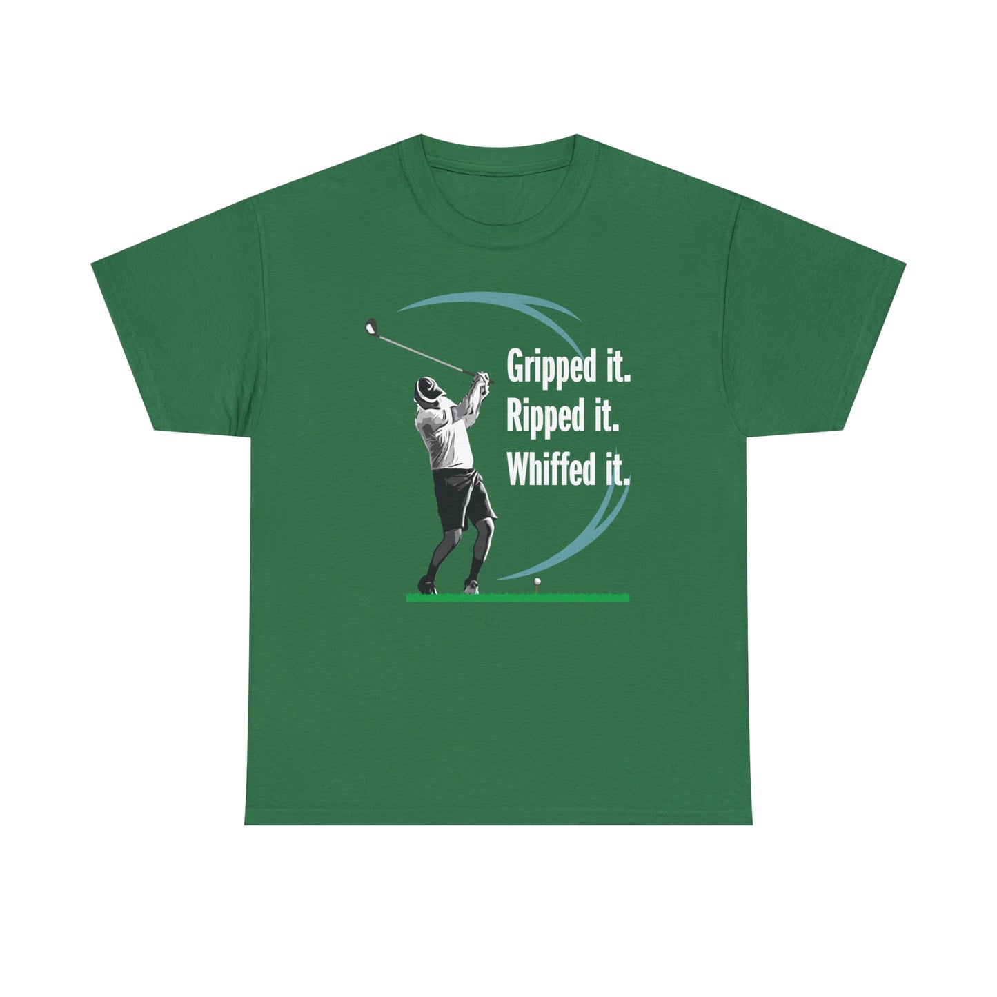 Gripped it and Whiffed it golf t-shirt