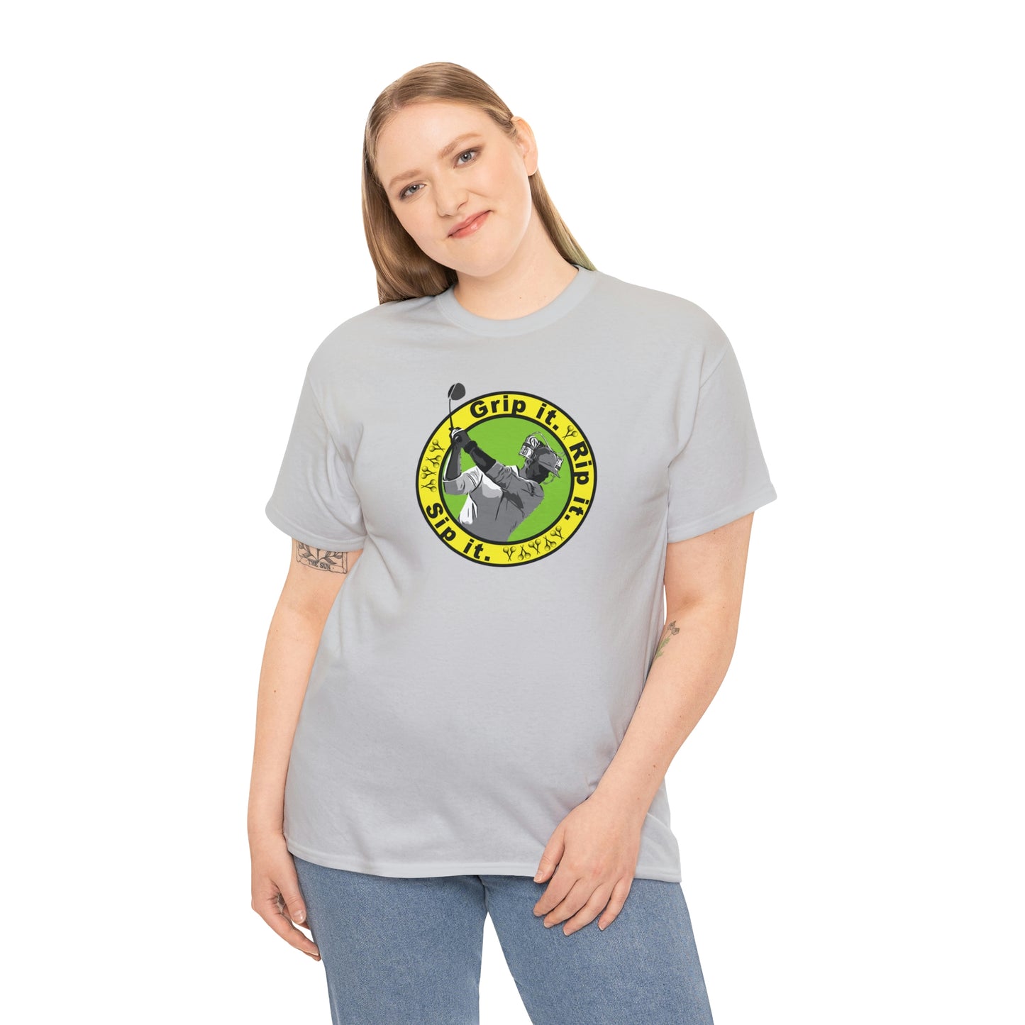 Grip it, Rip it, Sip it (your beverage of choice :) ) Golf t-shirt