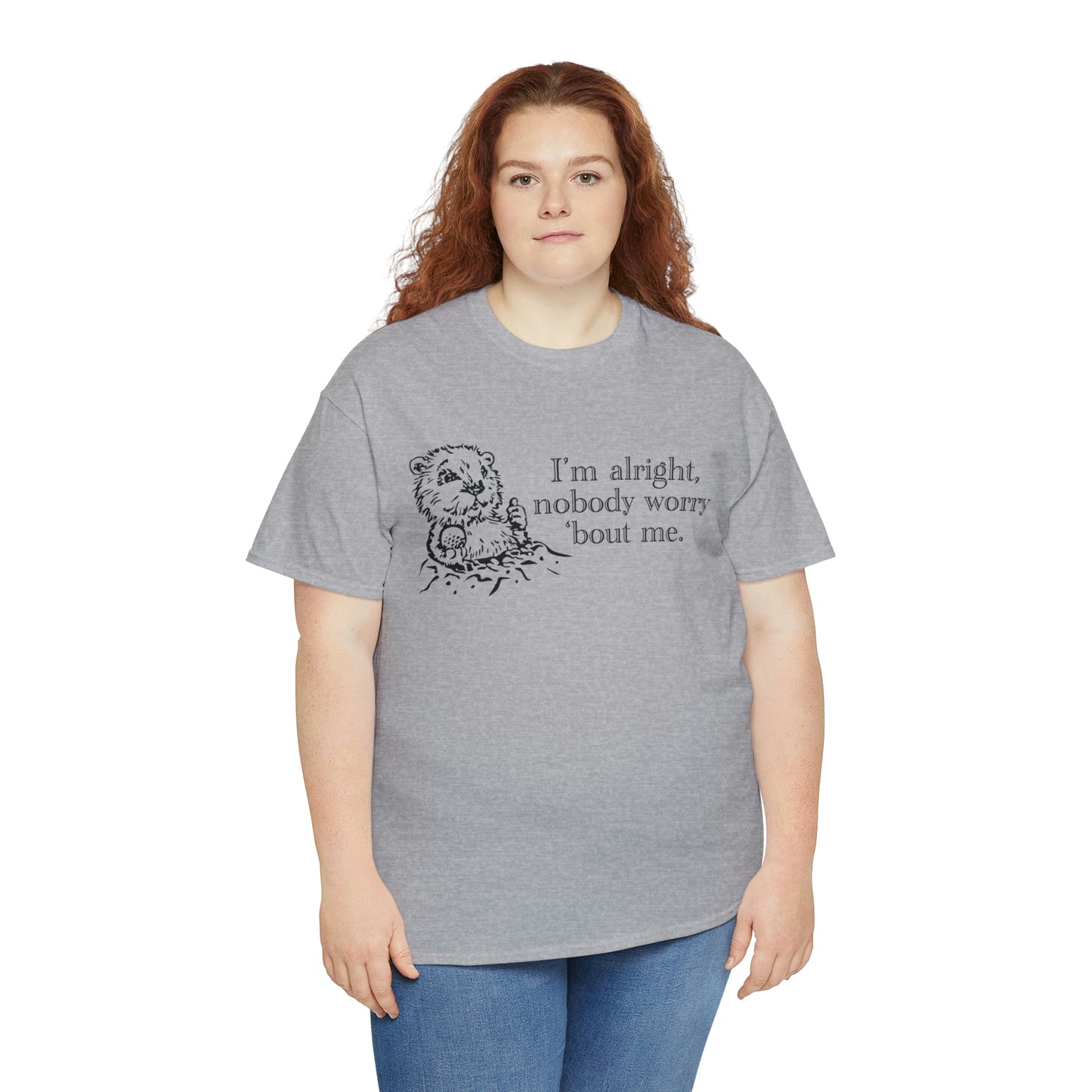 I'm alright dancing gopher (don't worry 'bout me) t-shirt