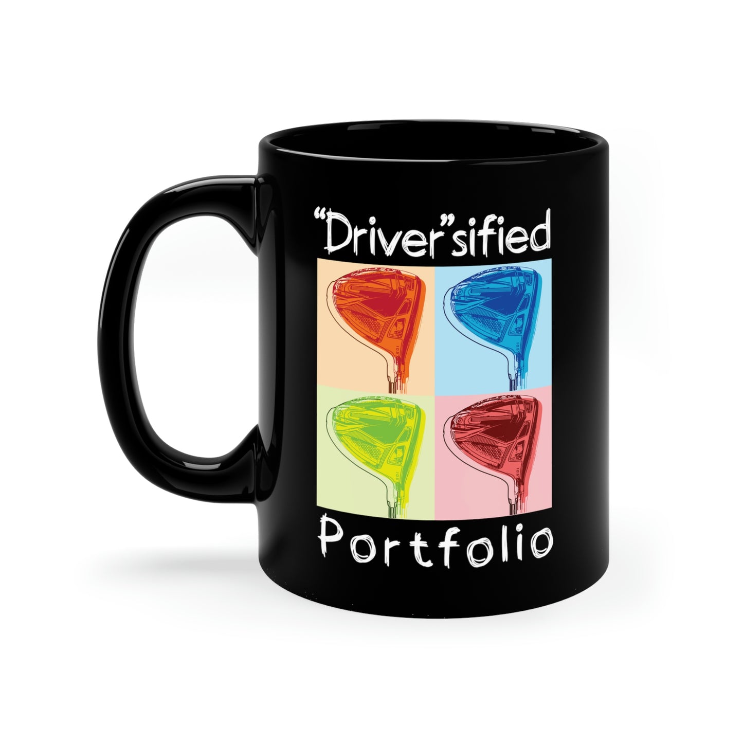 "Driver"sified Portfolio black ceramic mug