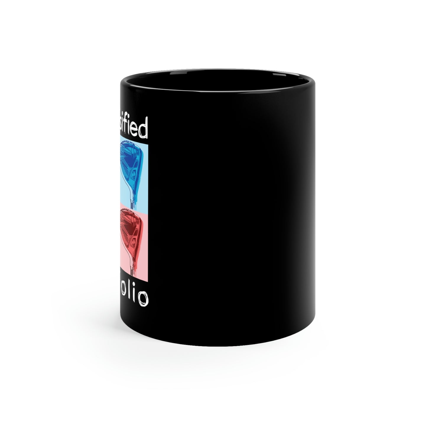 "Driver"sified Portfolio black ceramic mug