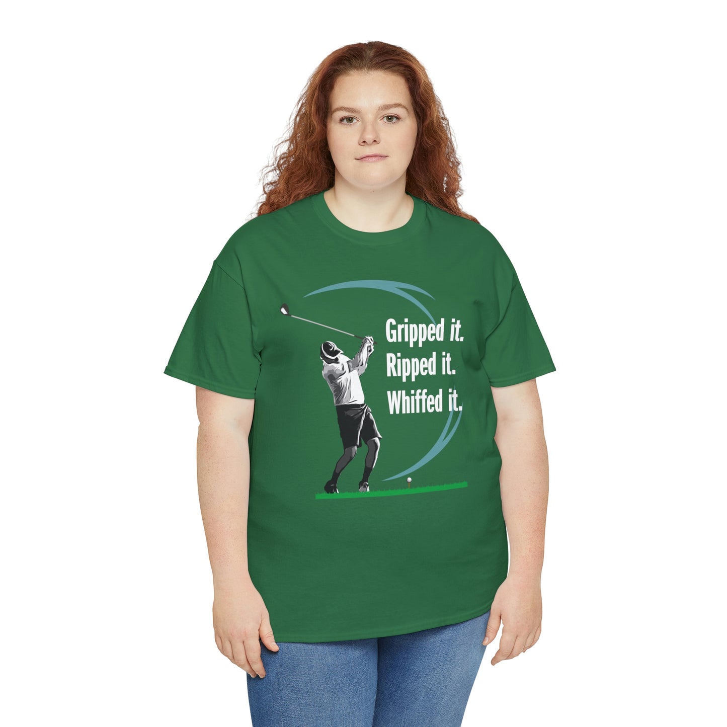 Gripped it and Whiffed it golf t-shirt