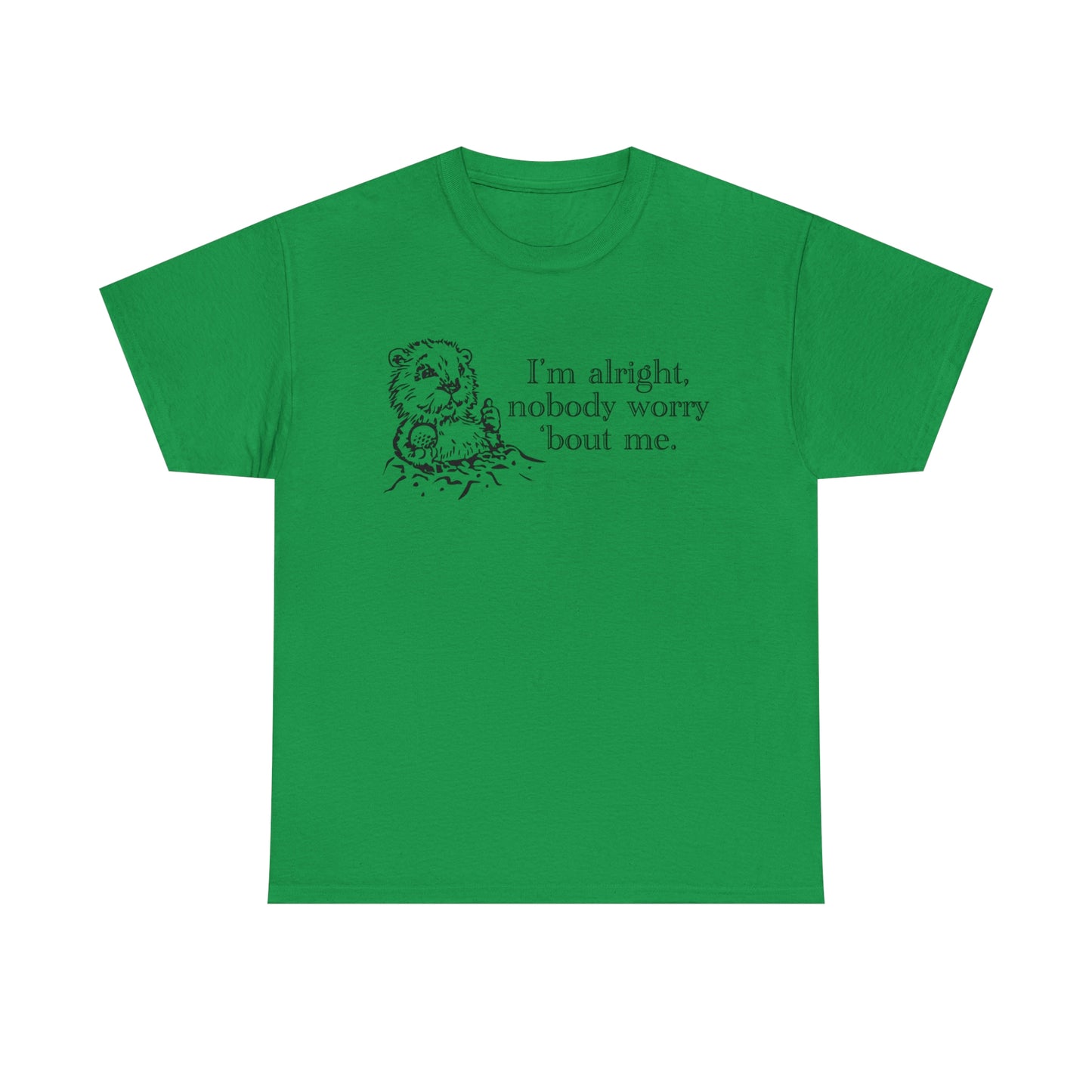I'm alright dancing gopher (don't worry 'bout me) t-shirt