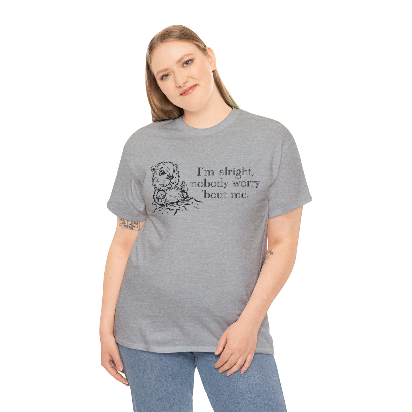 I'm alright dancing gopher (don't worry 'bout me) t-shirt