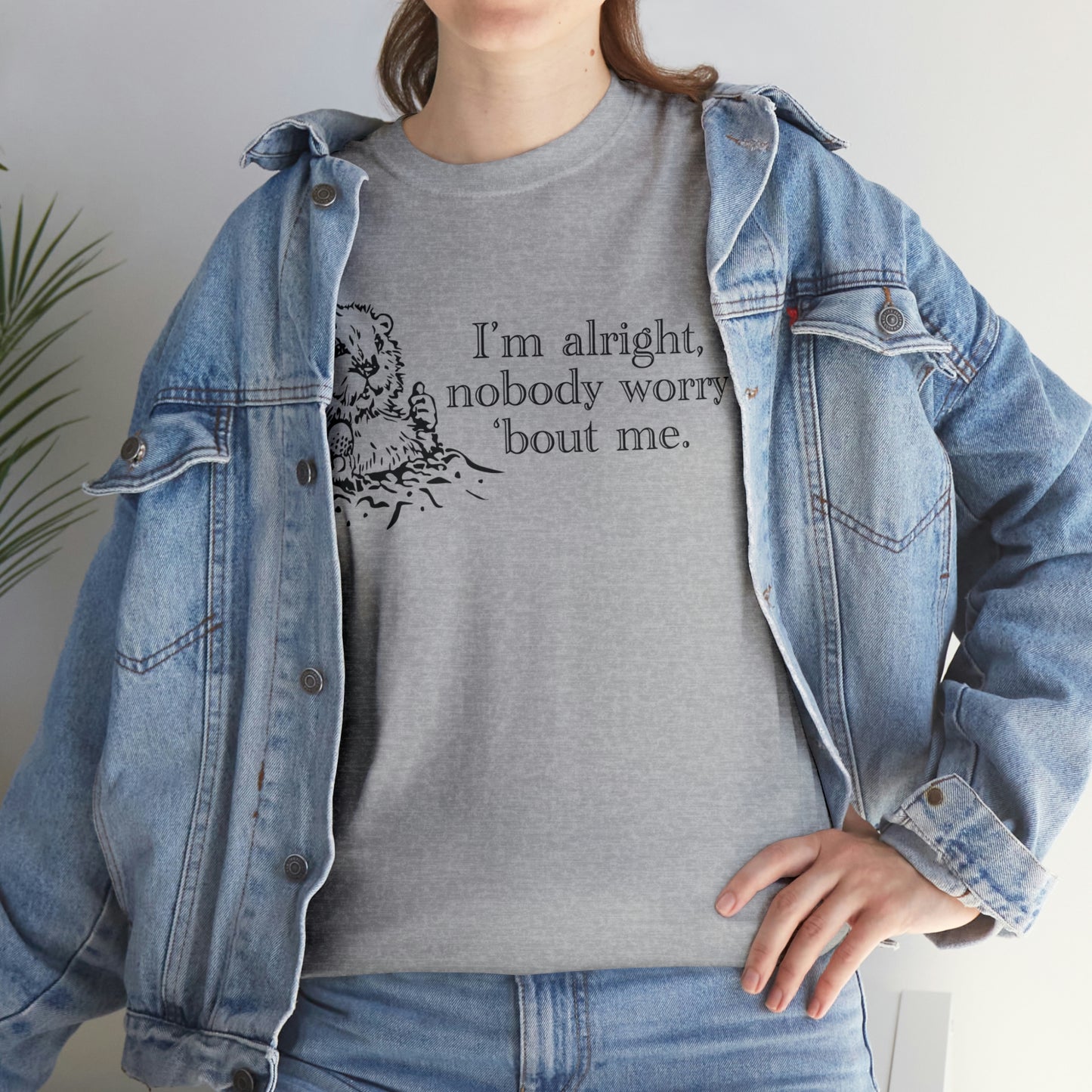 I'm alright dancing gopher (don't worry 'bout me) t-shirt