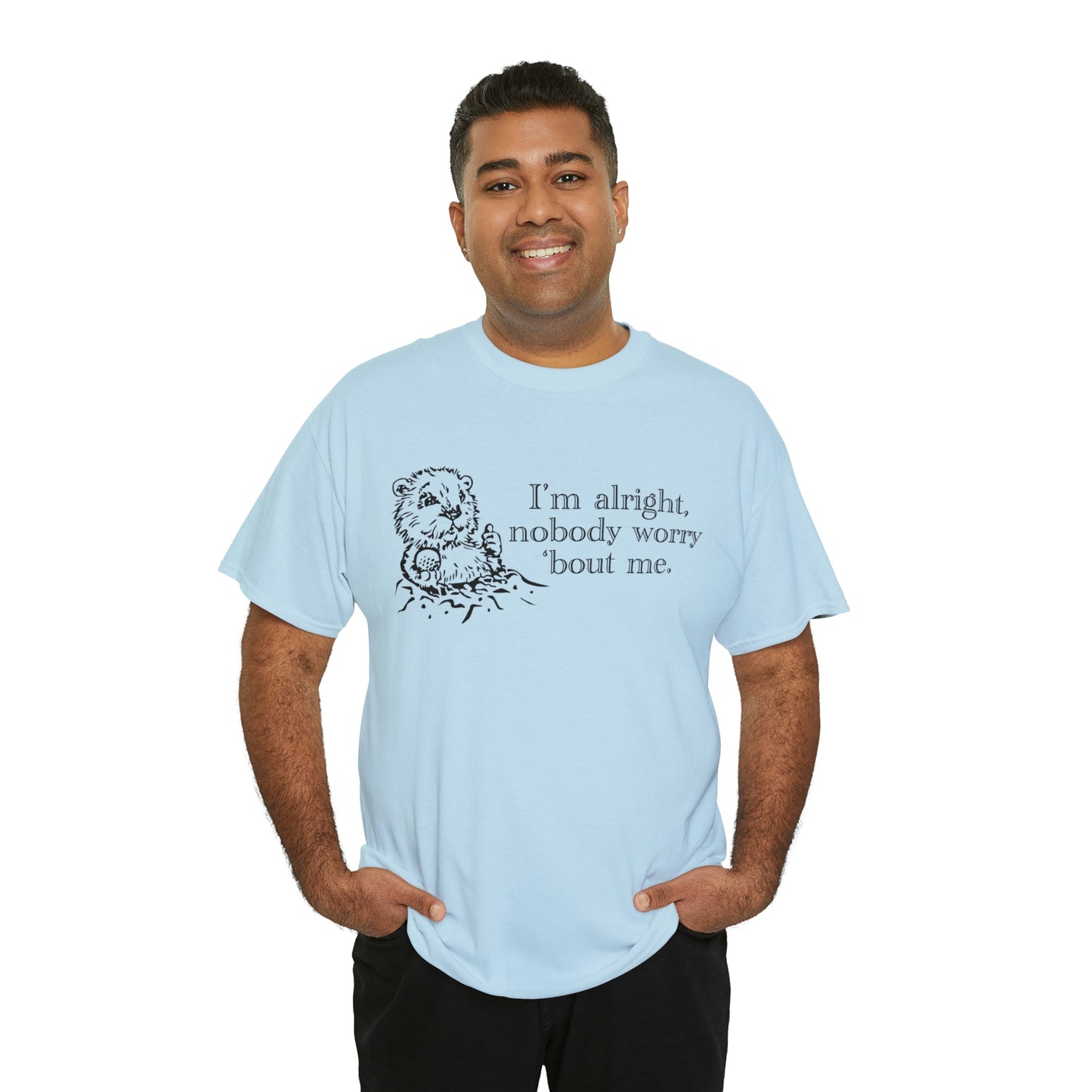 I'm alright dancing gopher (don't worry 'bout me) t-shirt