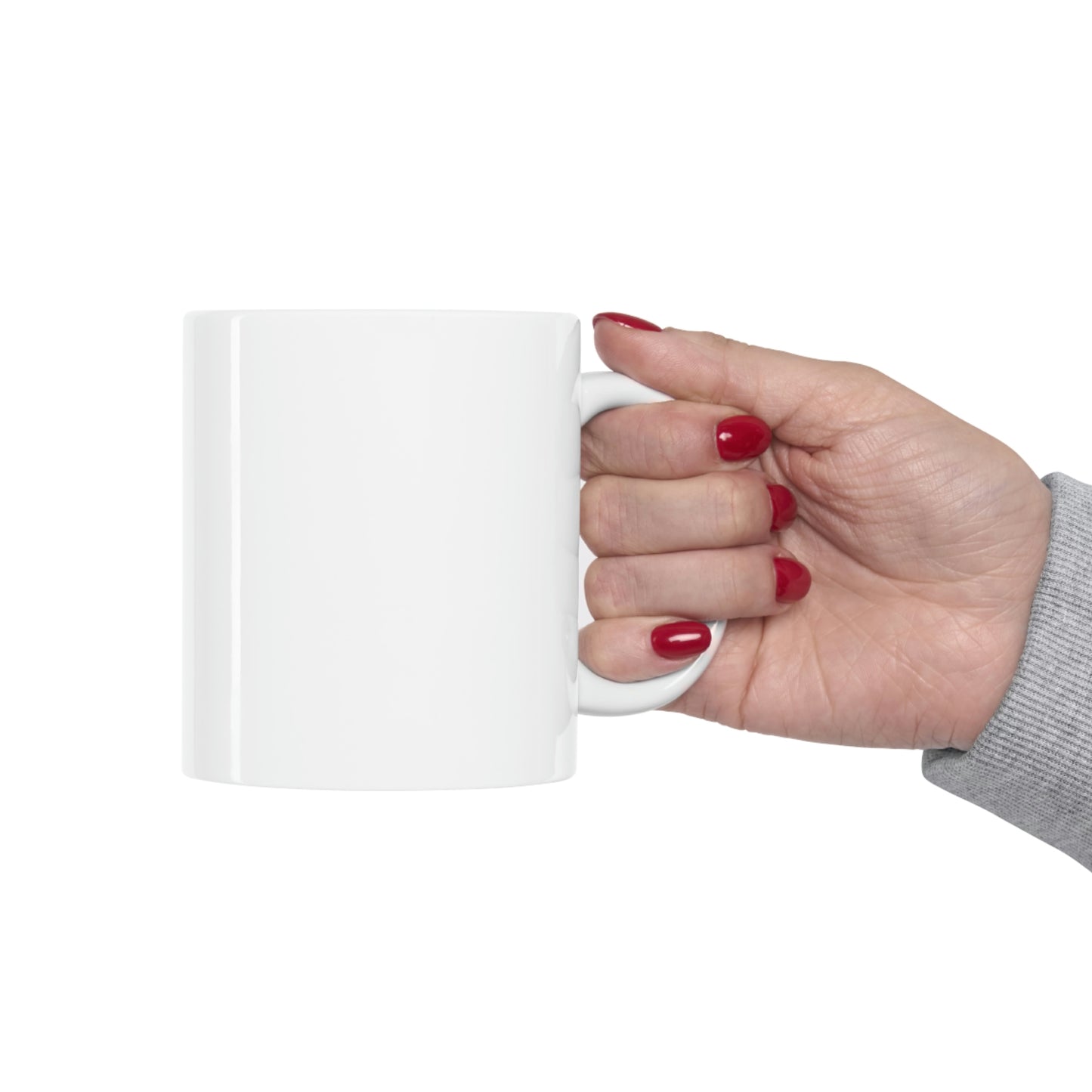 Grip it, Rip it, Sip it in your white ceramic mug