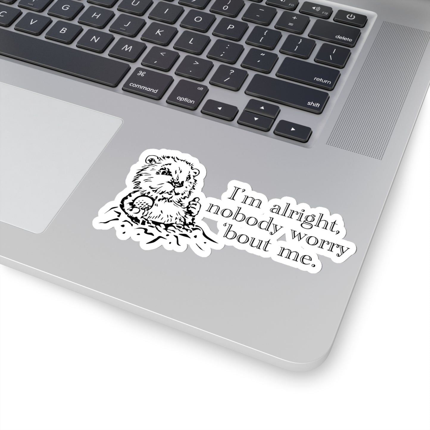 I'm alright dancing gopher (don't worry 'bout me) sticker