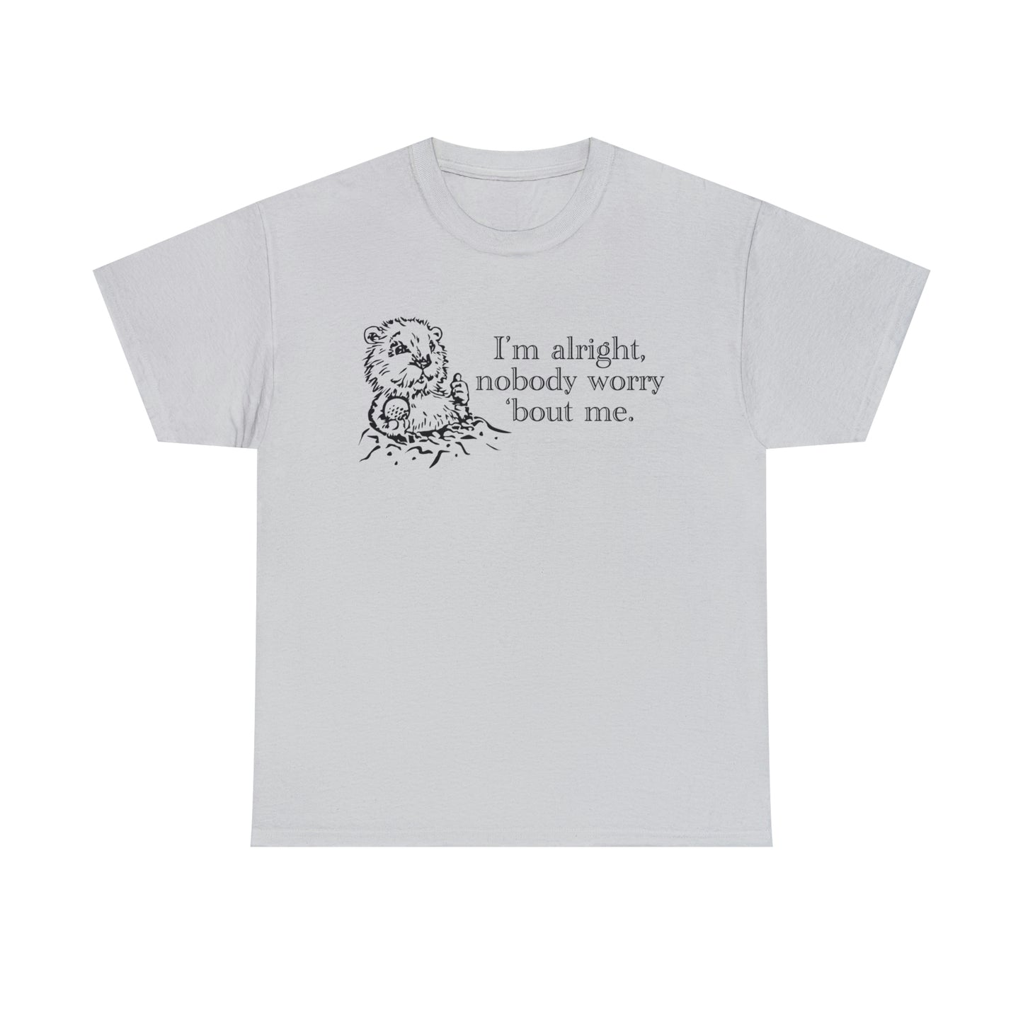 I'm alright dancing gopher (don't worry 'bout me) t-shirt