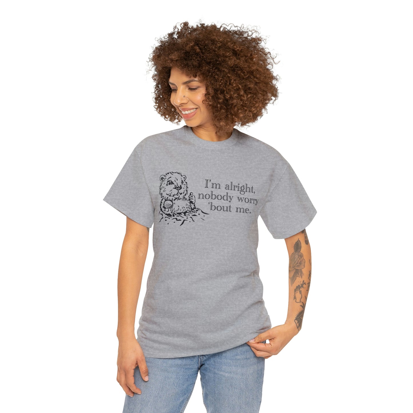 I'm alright dancing gopher (don't worry 'bout me) t-shirt