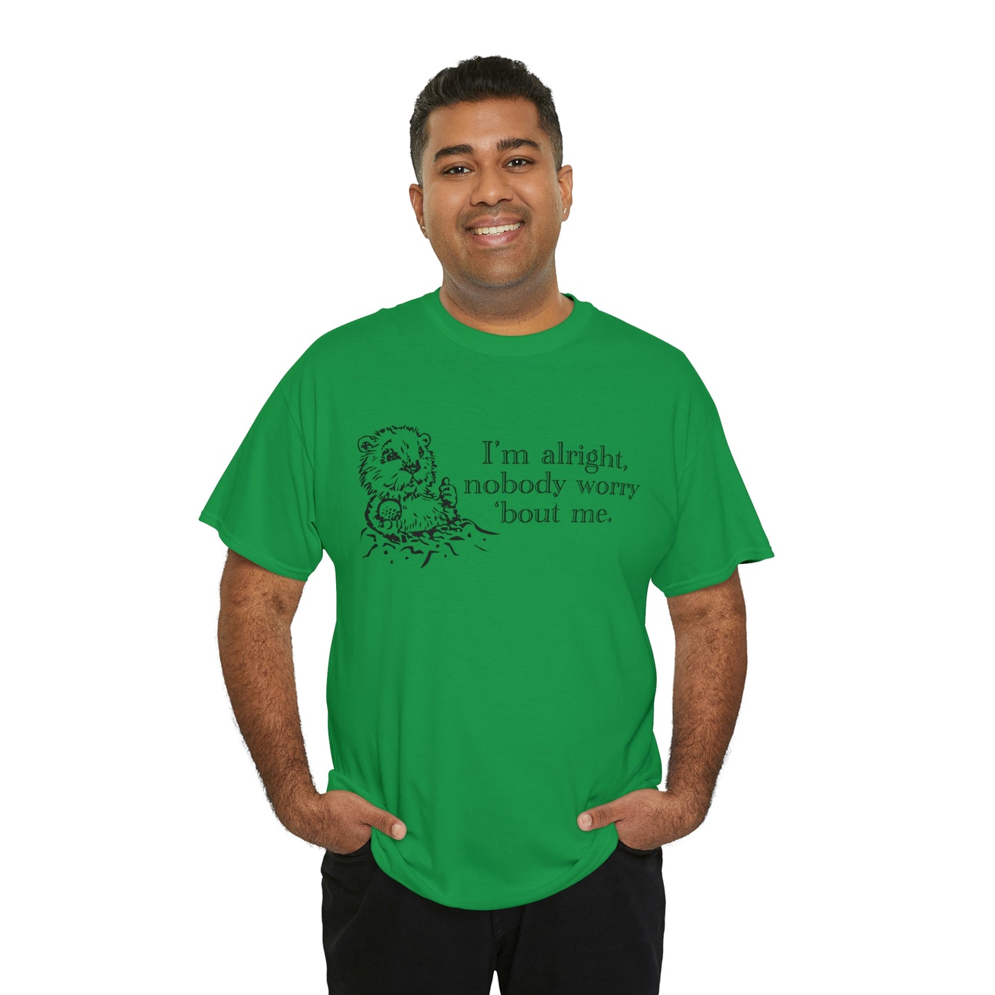 I'm alright dancing gopher (don't worry 'bout me) t-shirt