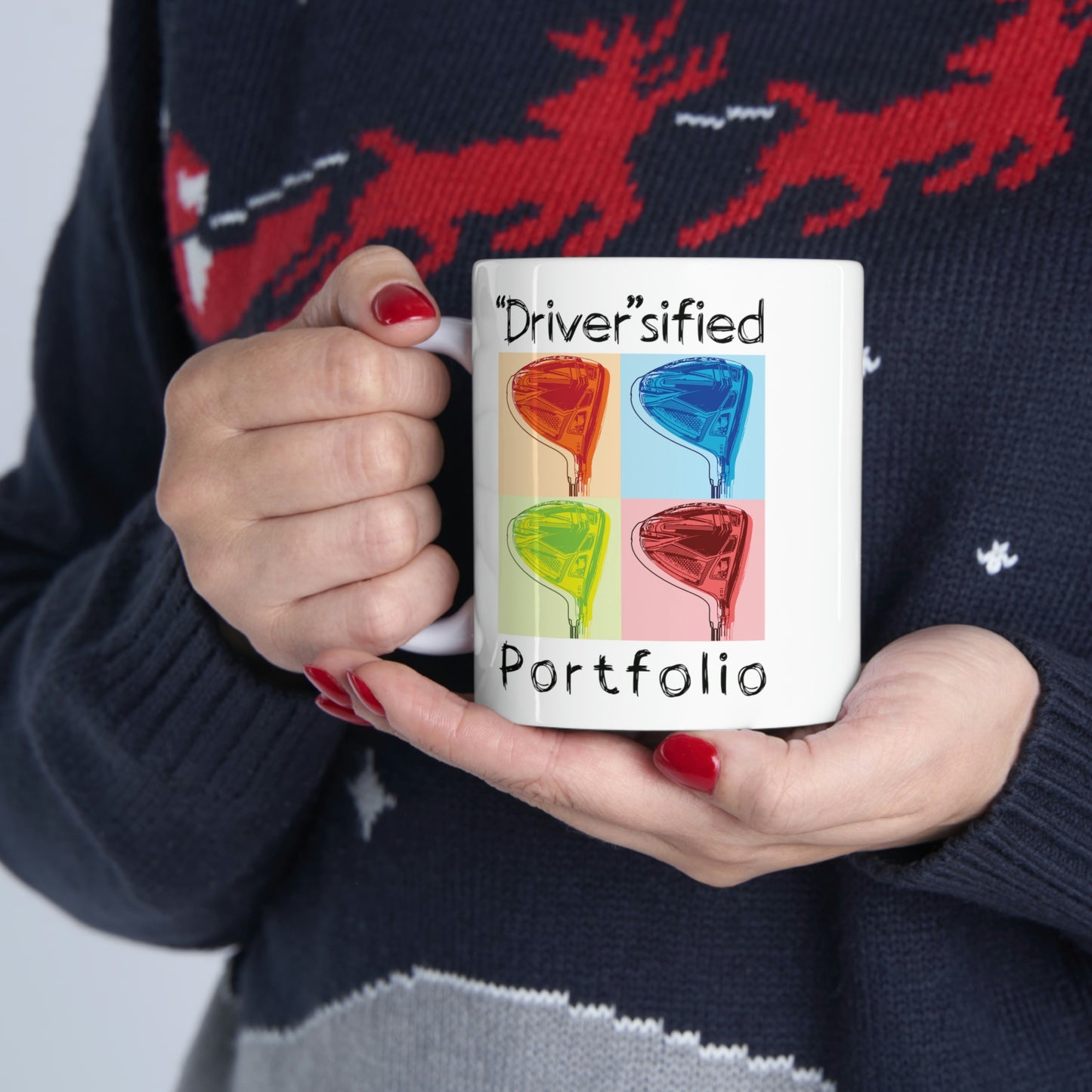 "Driver"sified Portfolio white ceramic mug
