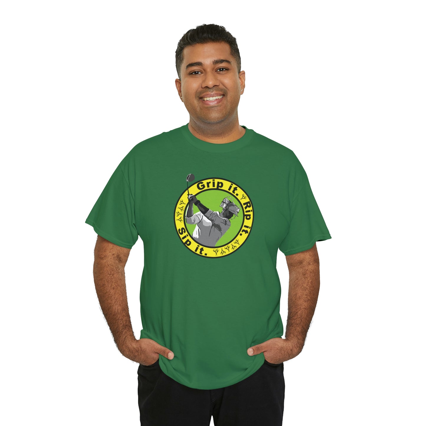 Grip it, Rip it, Sip it (your beverage of choice :) ) Golf t-shirt