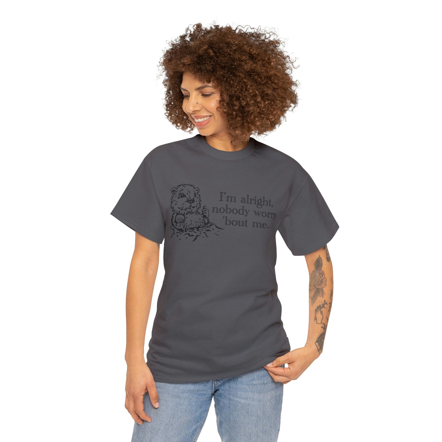 I'm alright dancing gopher (don't worry 'bout me) t-shirt