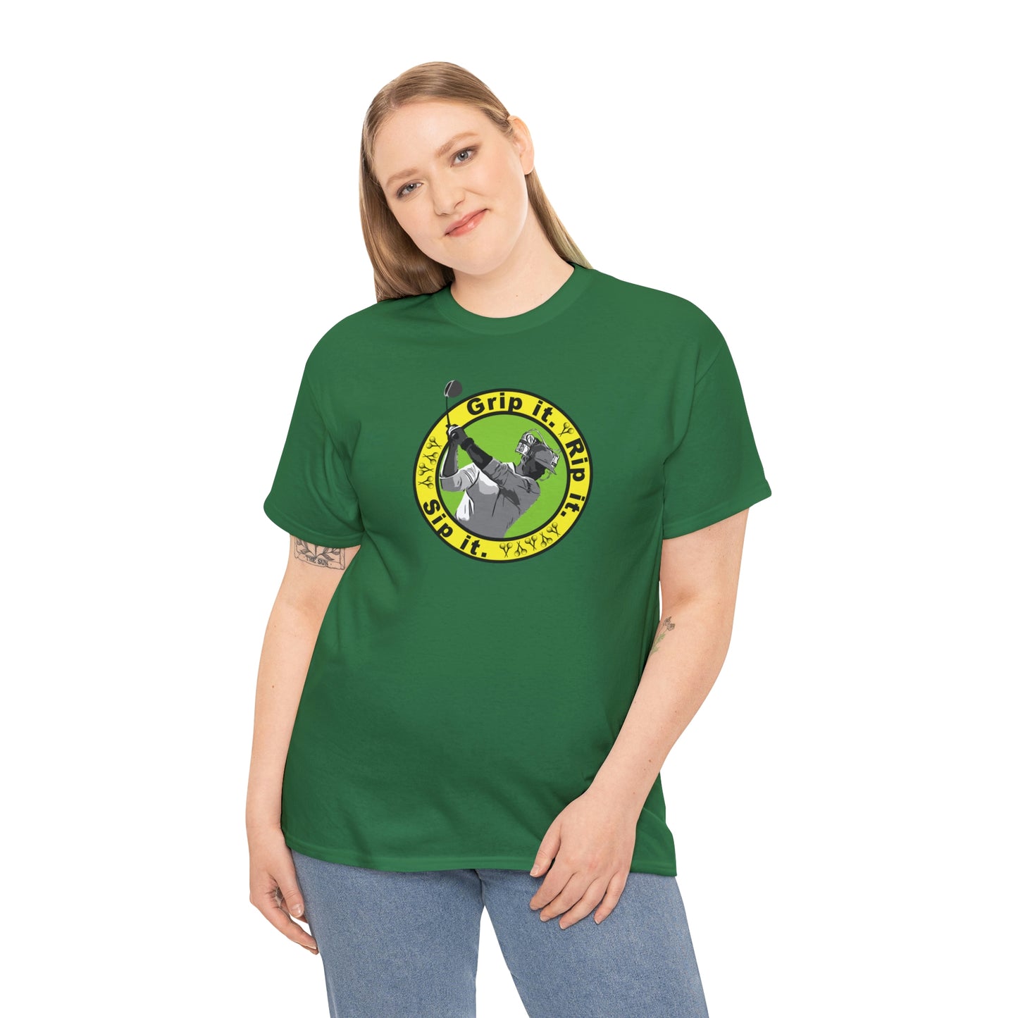 Grip it, Rip it, Sip it (your beverage of choice :) ) Golf t-shirt