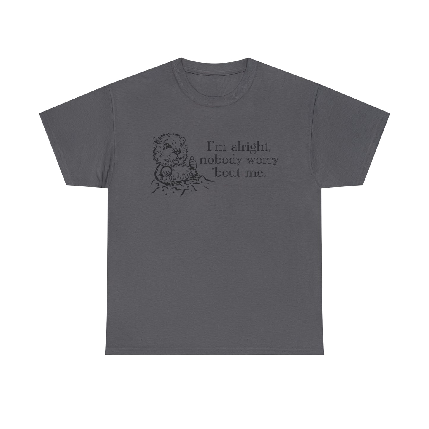 I'm alright dancing gopher (don't worry 'bout me) t-shirt