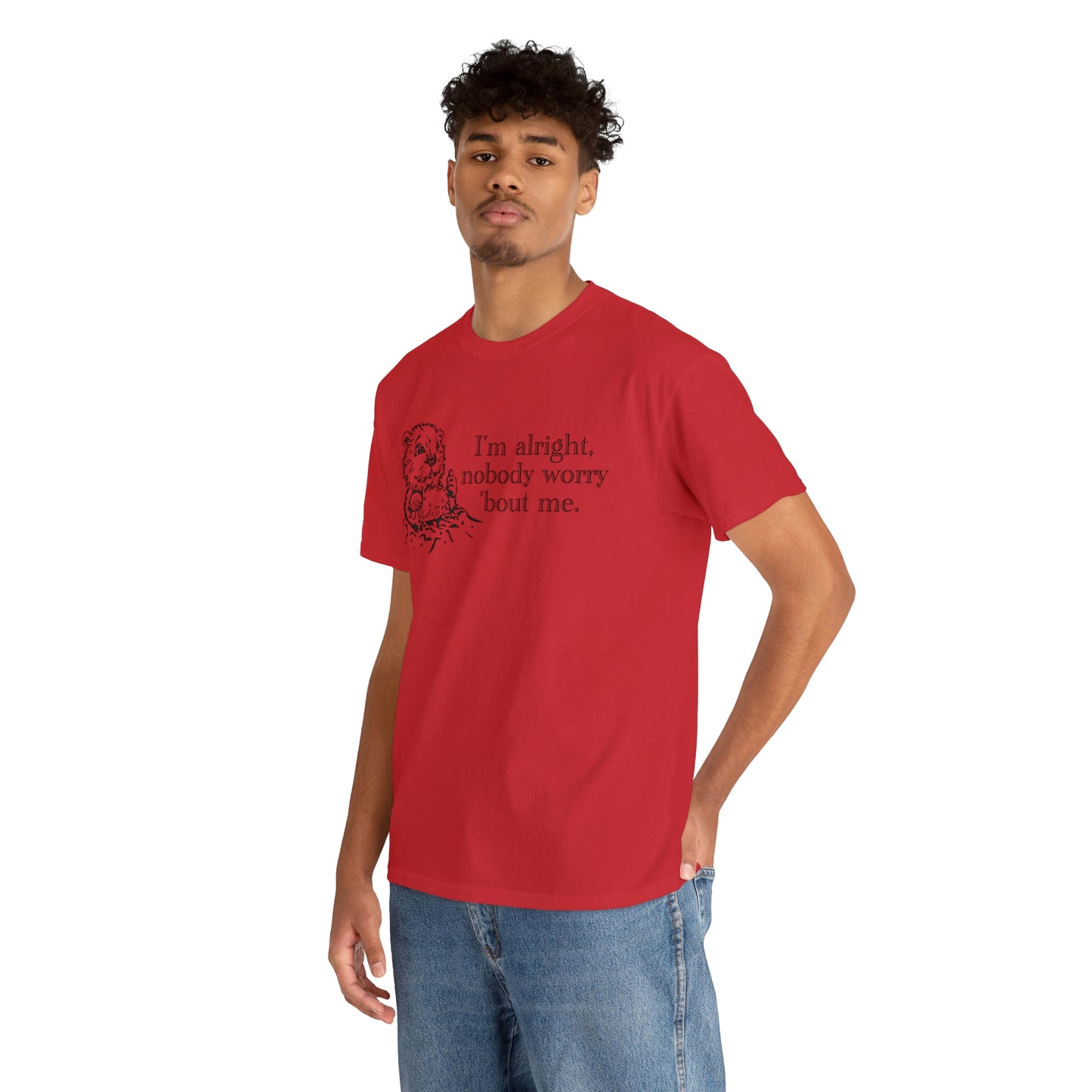 I'm alright dancing gopher (don't worry 'bout me) t-shirt