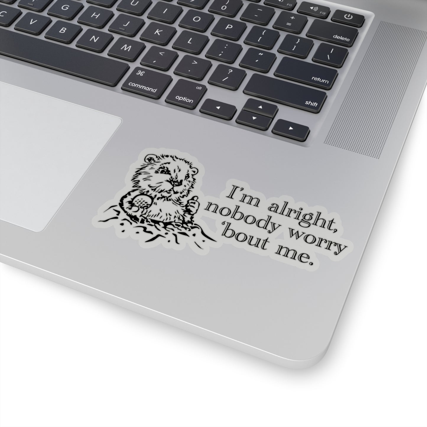 I'm alright dancing gopher (don't worry 'bout me) sticker