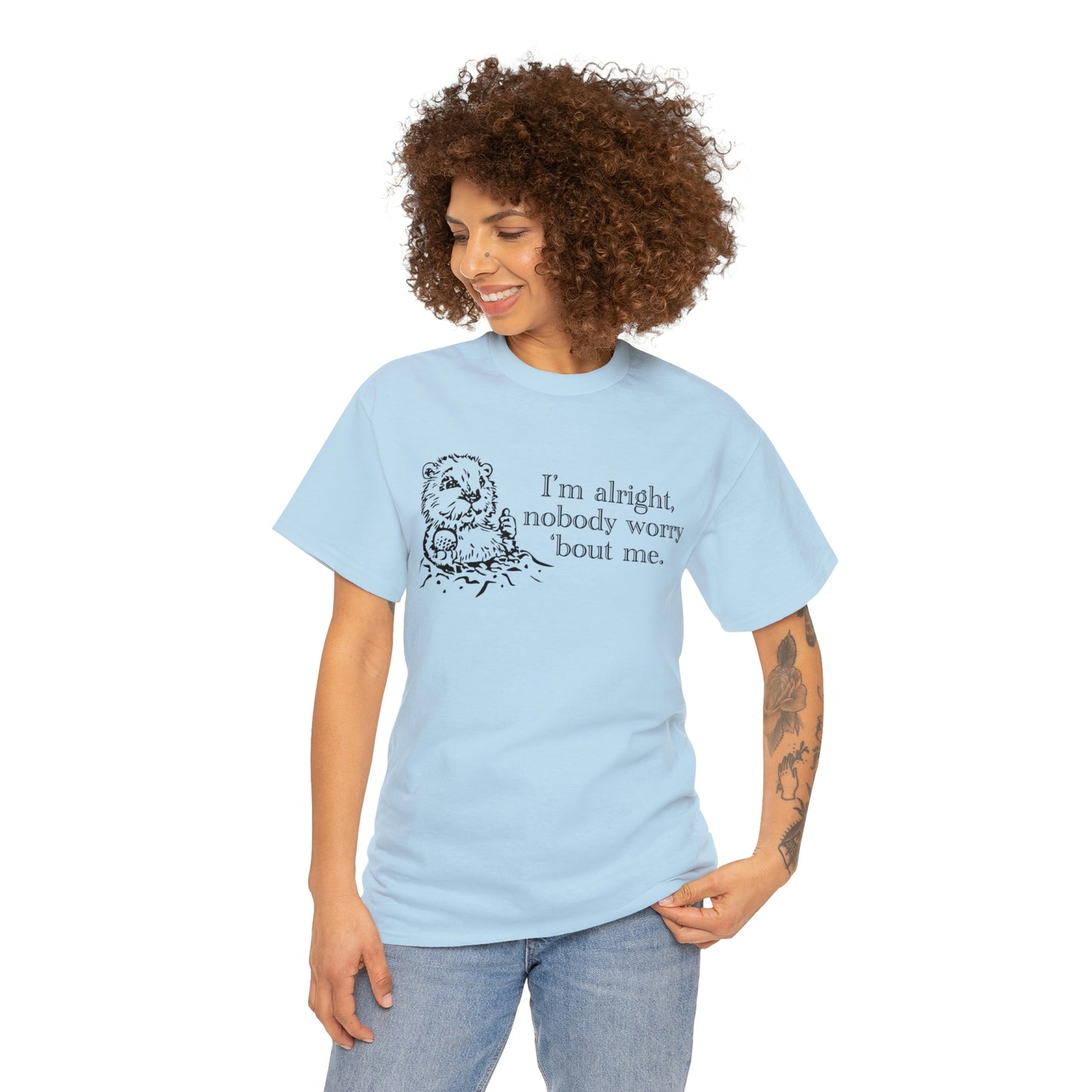 I'm alright dancing gopher (don't worry 'bout me) t-shirt