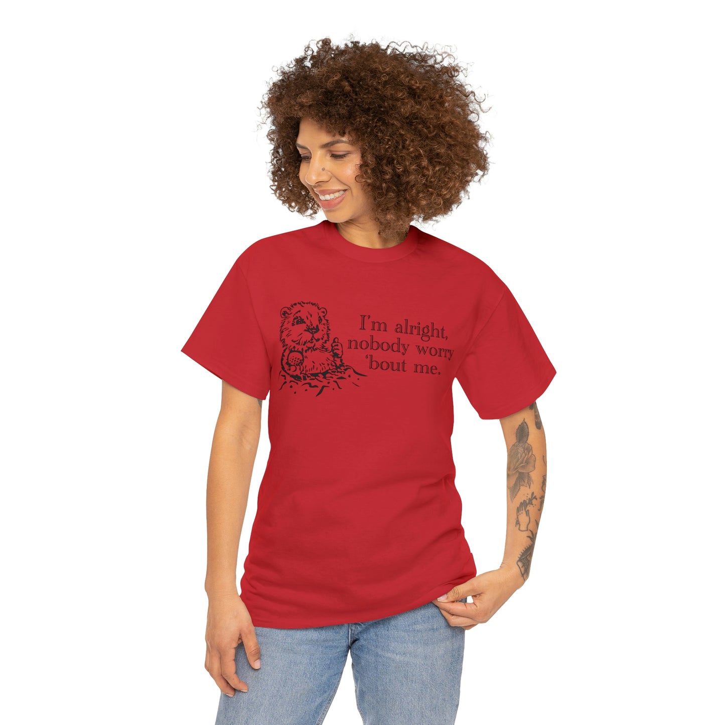 I'm alright dancing gopher (don't worry 'bout me) t-shirt