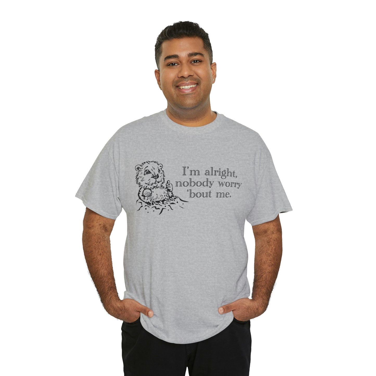 I'm alright dancing gopher (don't worry 'bout me) t-shirt