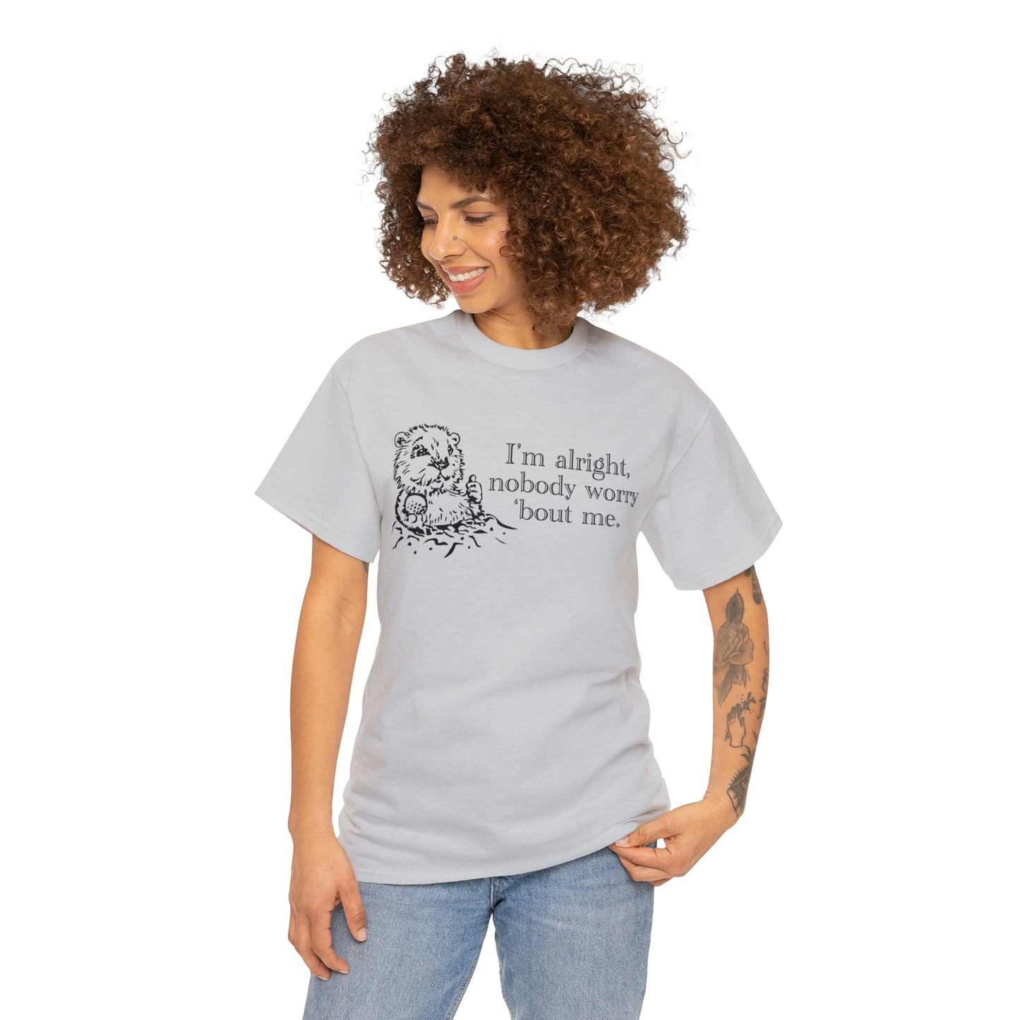 I'm alright dancing gopher (don't worry 'bout me) t-shirt