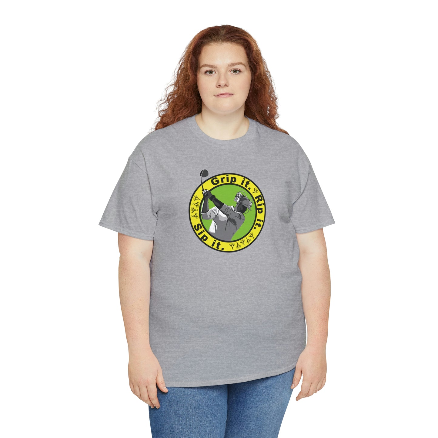 Grip it, Rip it, Sip it (your beverage of choice :) ) Golf t-shirt
