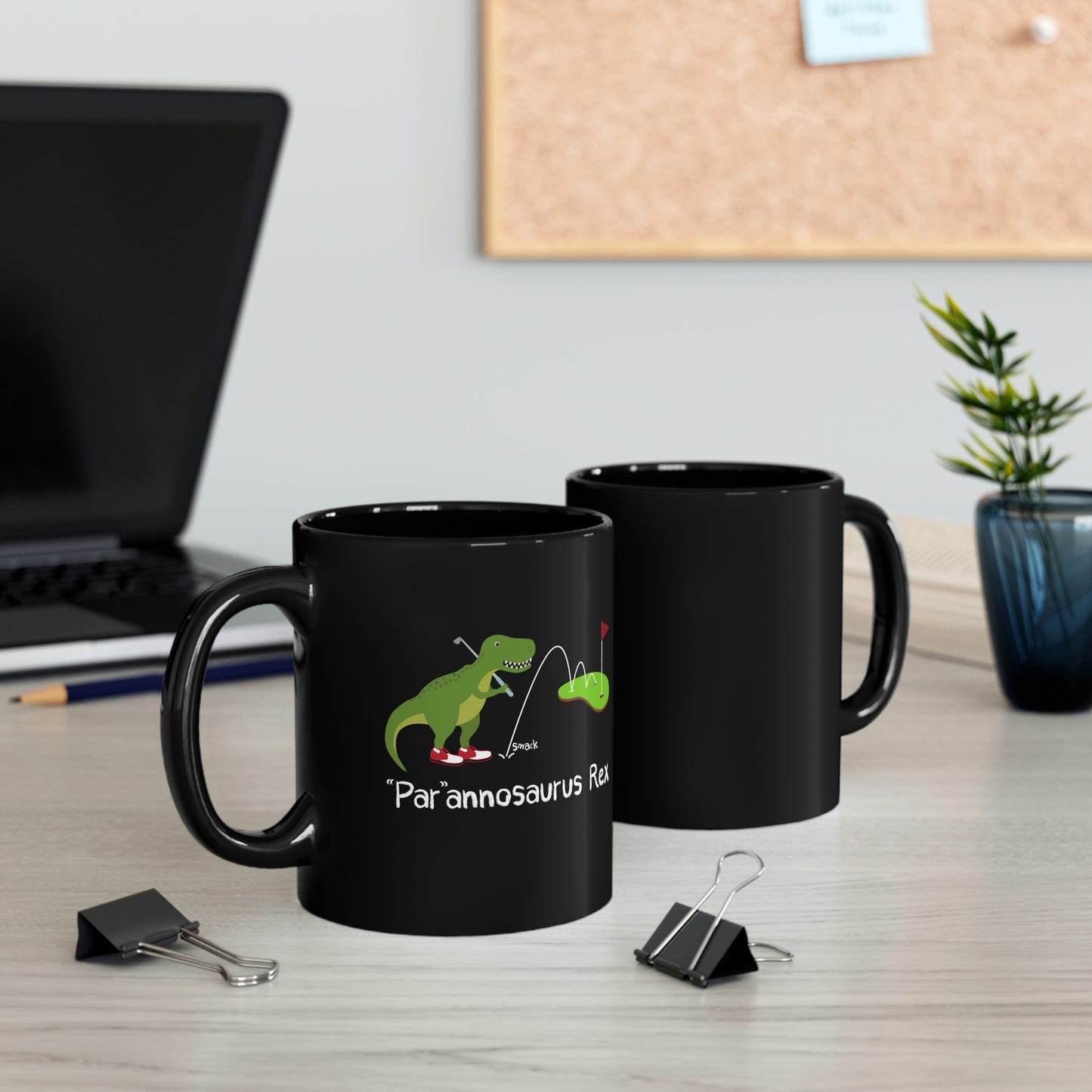 "Par"annosaurus Rex Golf mug (T-Rex has a great swing)