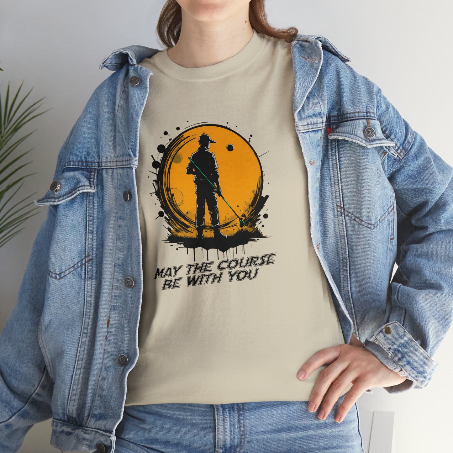 May the course be with you t-shirt