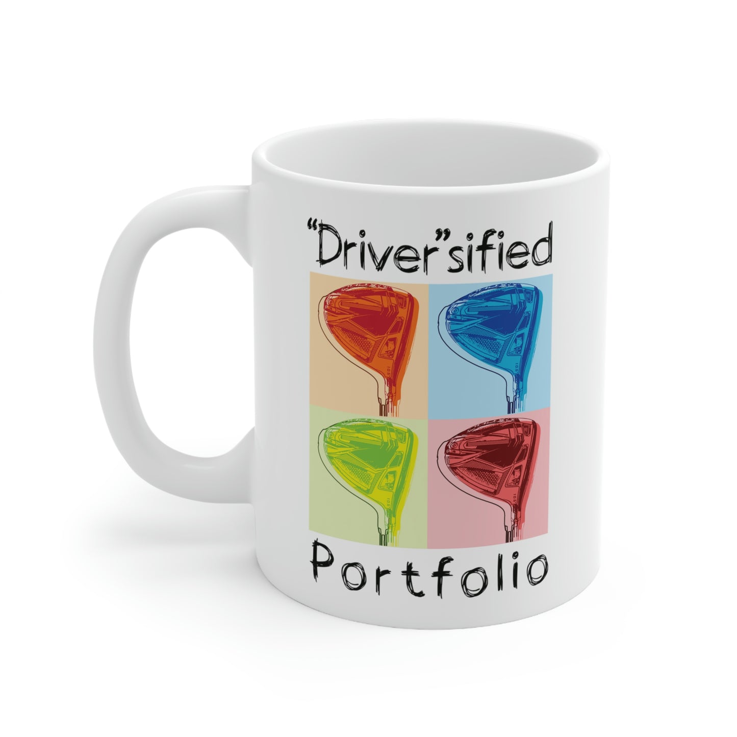 "Driver"sified Portfolio white ceramic mug
