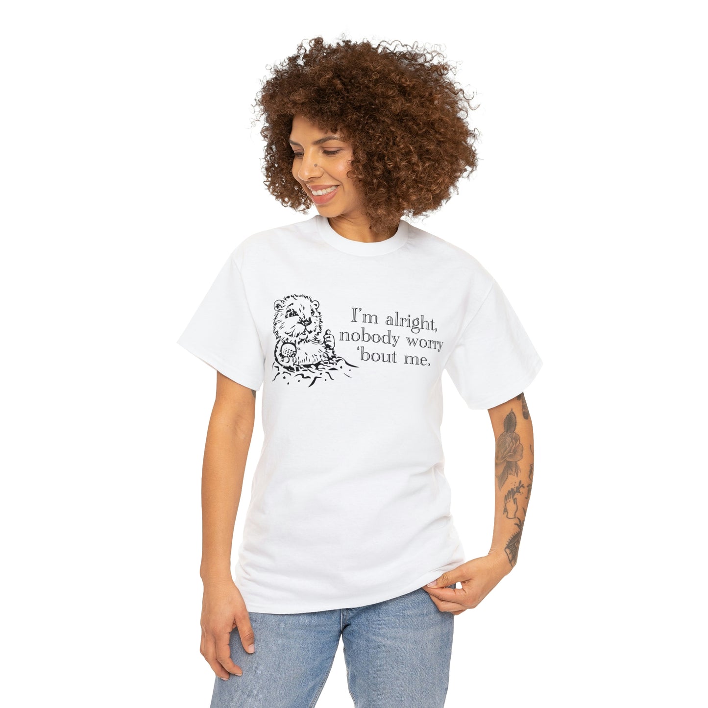 I'm alright dancing gopher (don't worry 'bout me) t-shirt