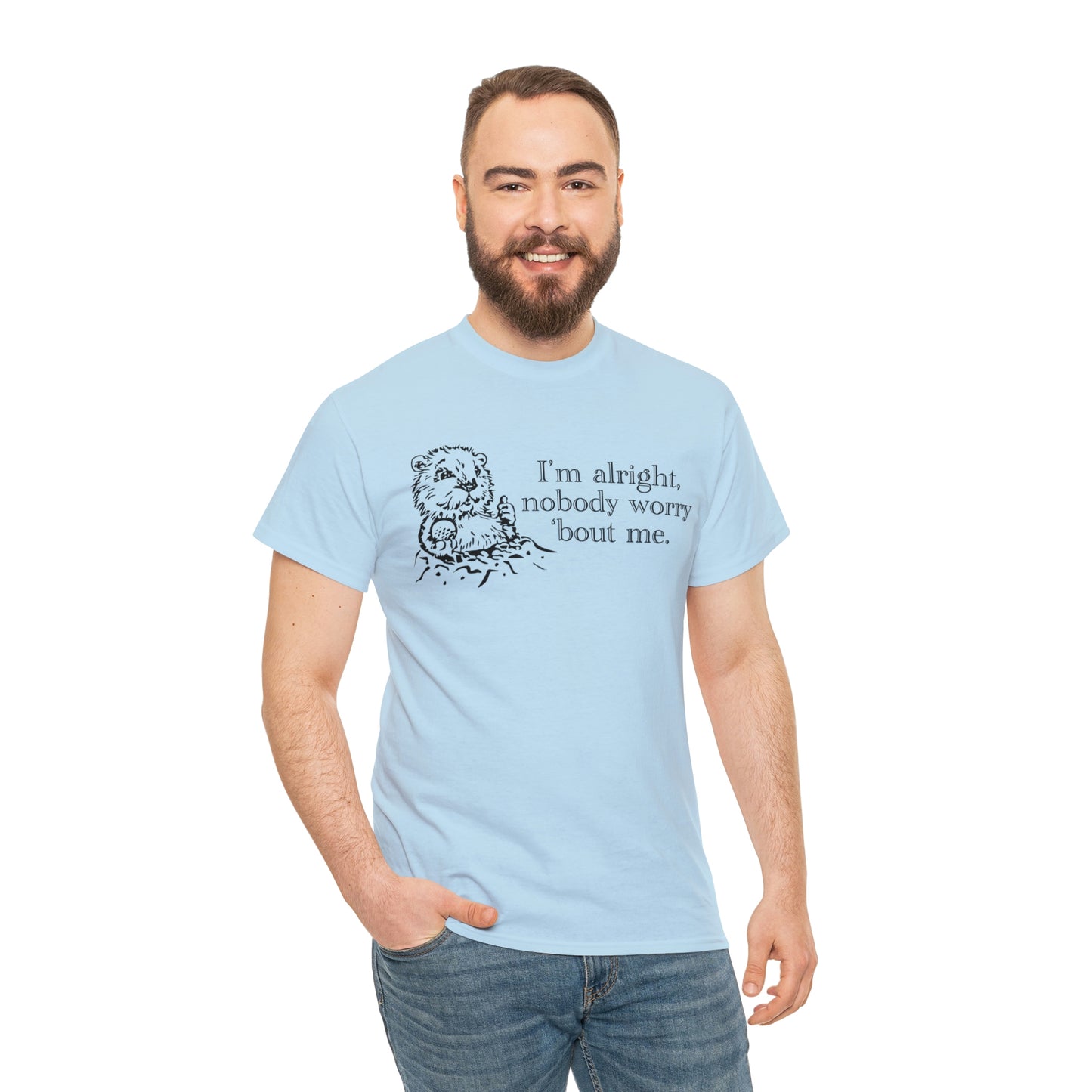 I'm alright dancing gopher (don't worry 'bout me) t-shirt