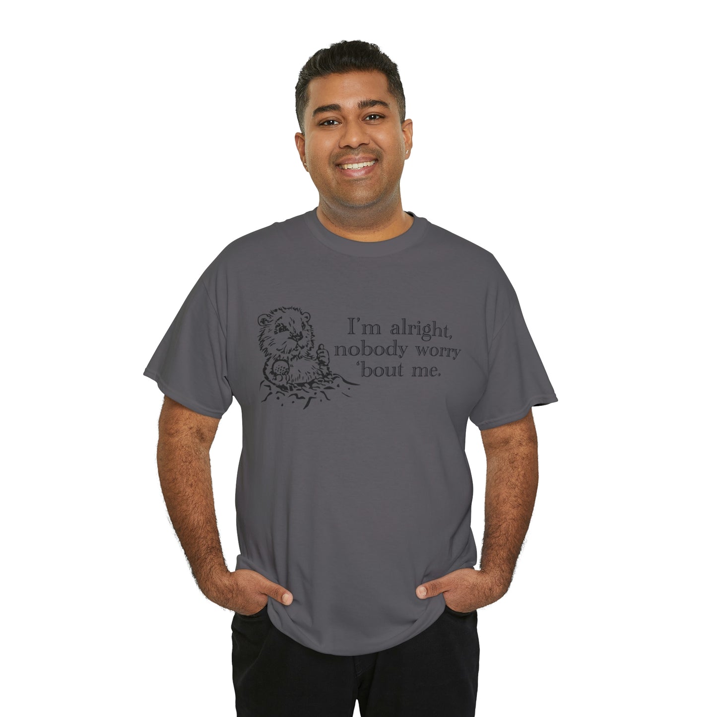 I'm alright dancing gopher (don't worry 'bout me) t-shirt