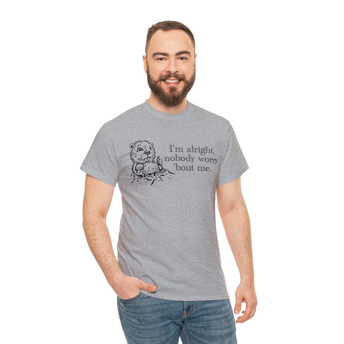 I'm alright dancing gopher (don't worry 'bout me) t-shirt