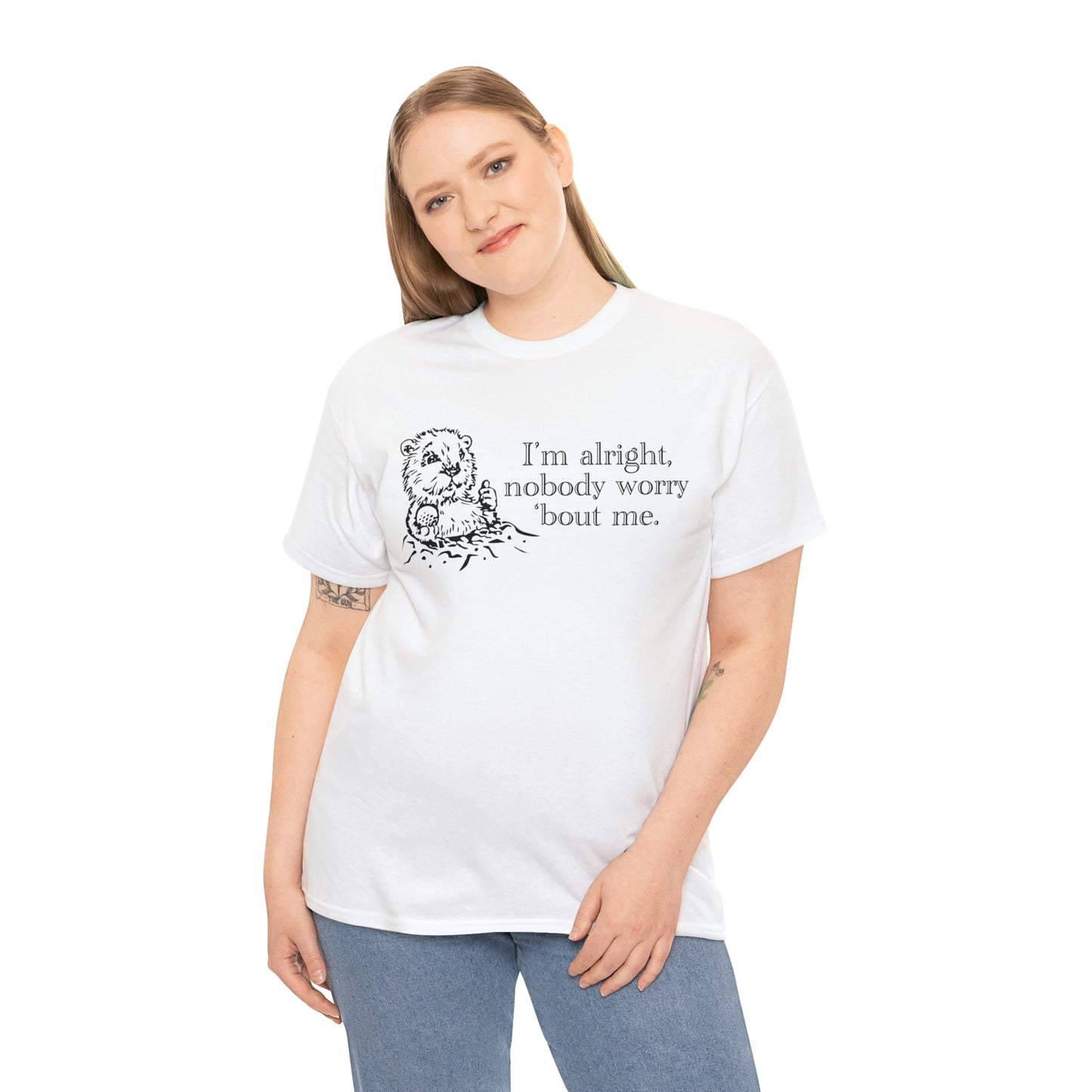 I'm alright dancing gopher (don't worry 'bout me) t-shirt